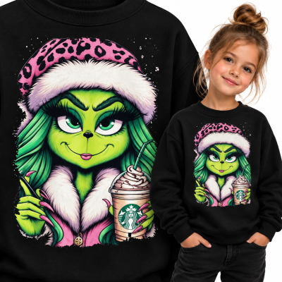 BLUZA ŚWIĄTECZNA GRINCH STAR